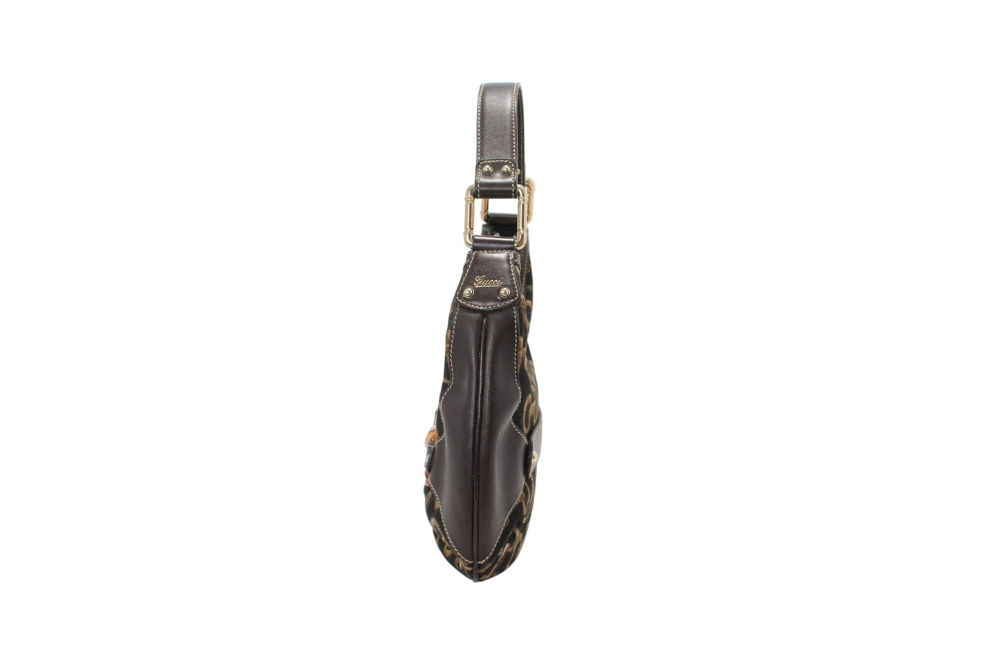 Gucci Printed Bamboo Jackie Bag