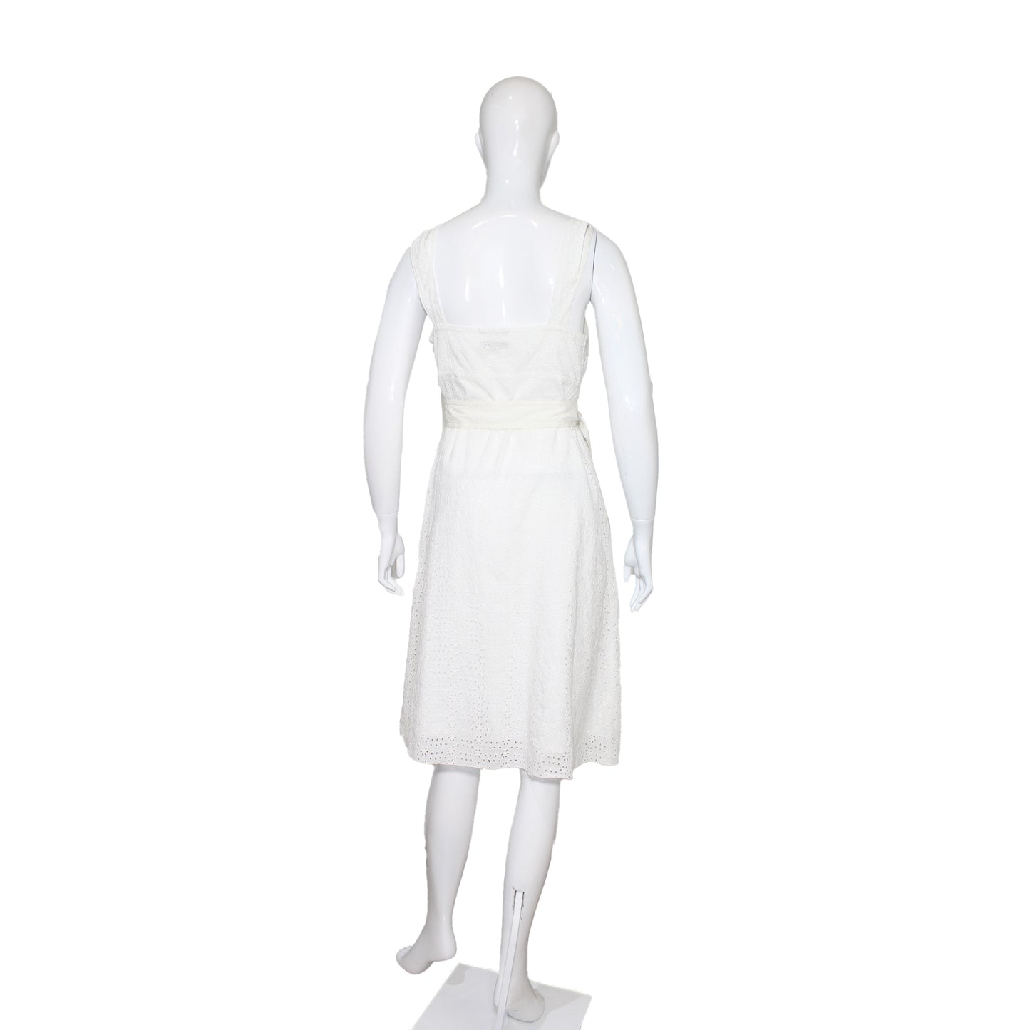 Burberry White Dress Talla 8