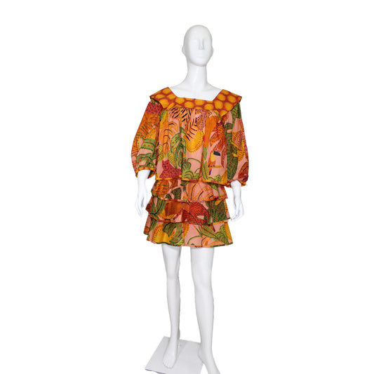 Farm Rio Blouse And Skirt - Talla Xs