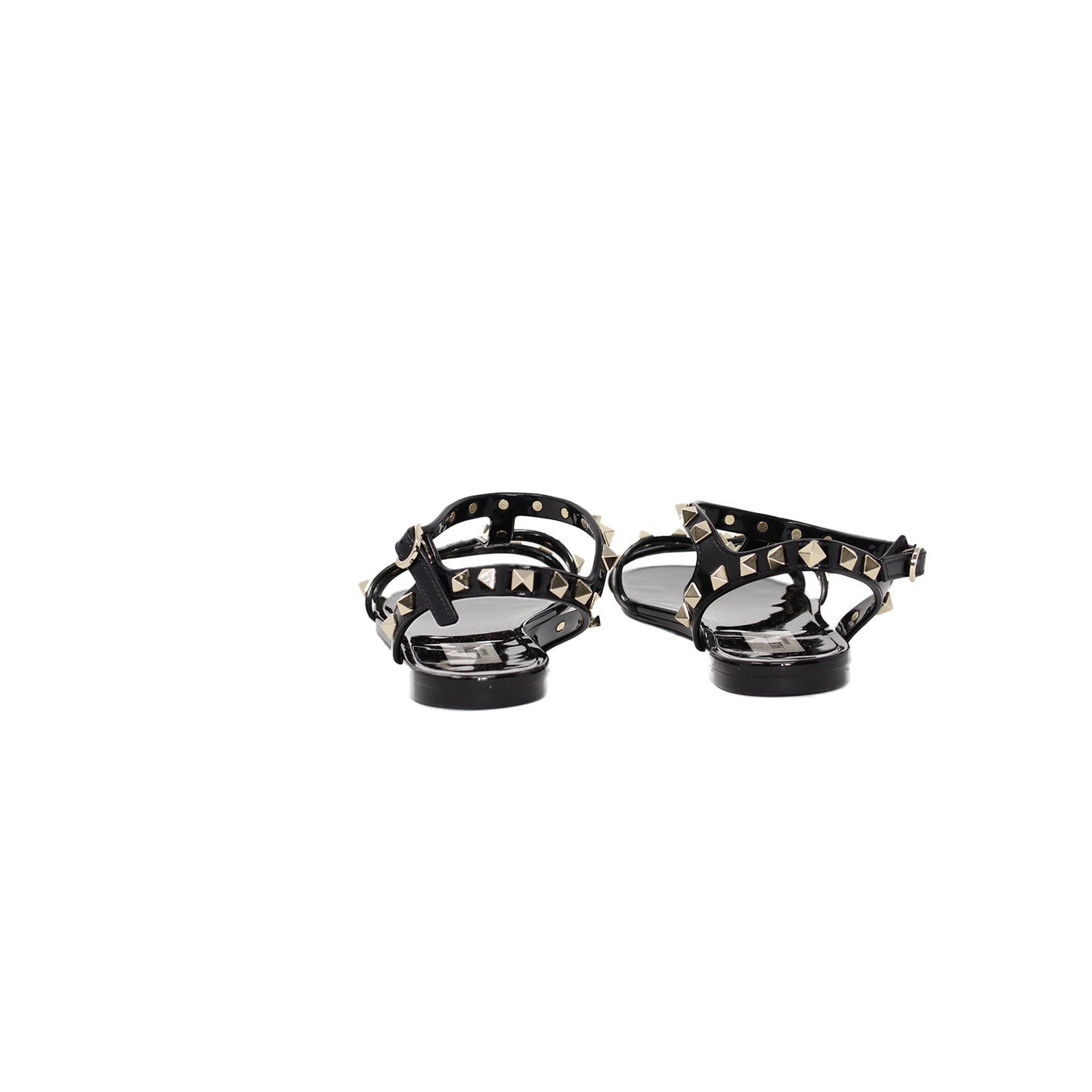 Valentino Flats Rockstud Sandals Talla 36 with dustbag