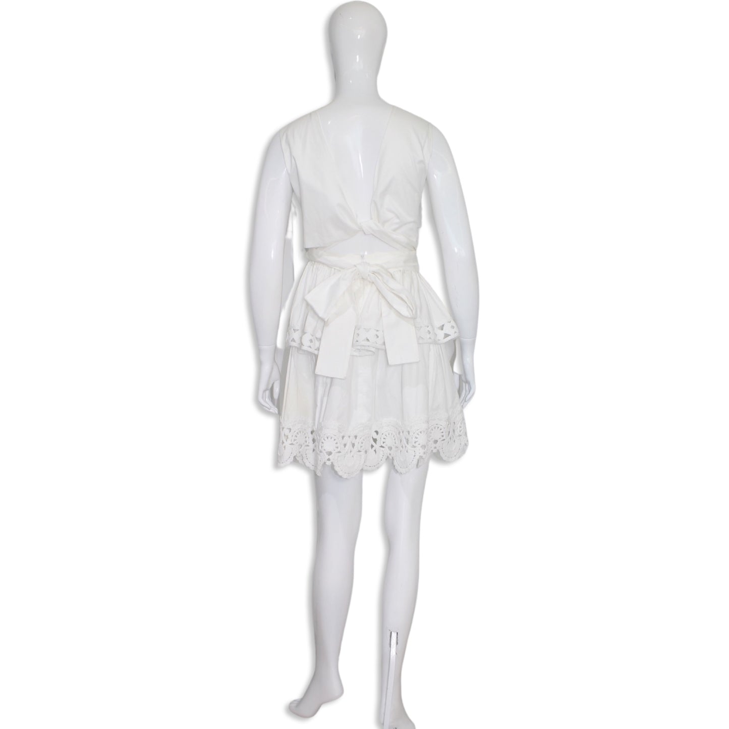 Alexis White Dress Talla Xs