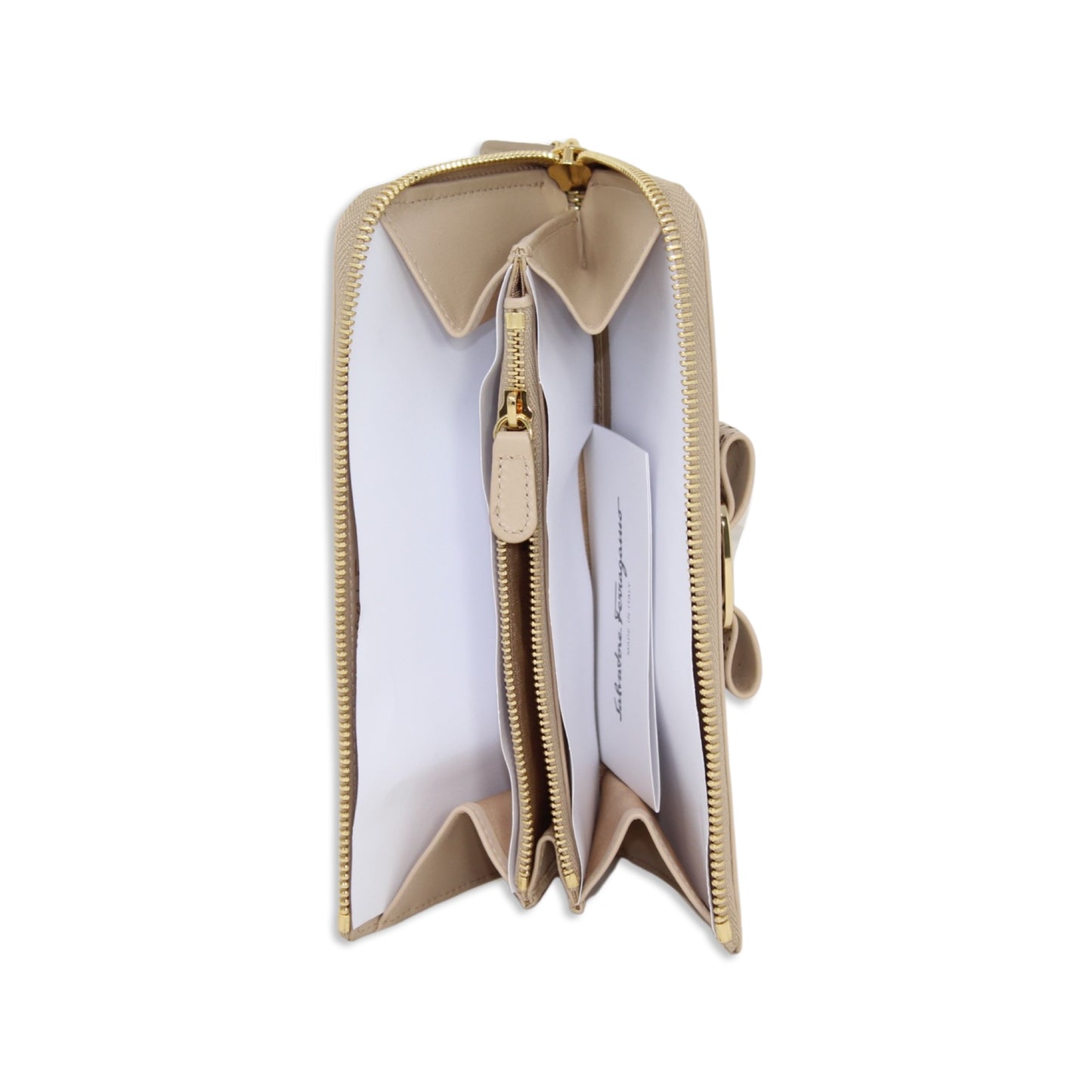 Ferragamo Miss Vara Bow Zip Wallet