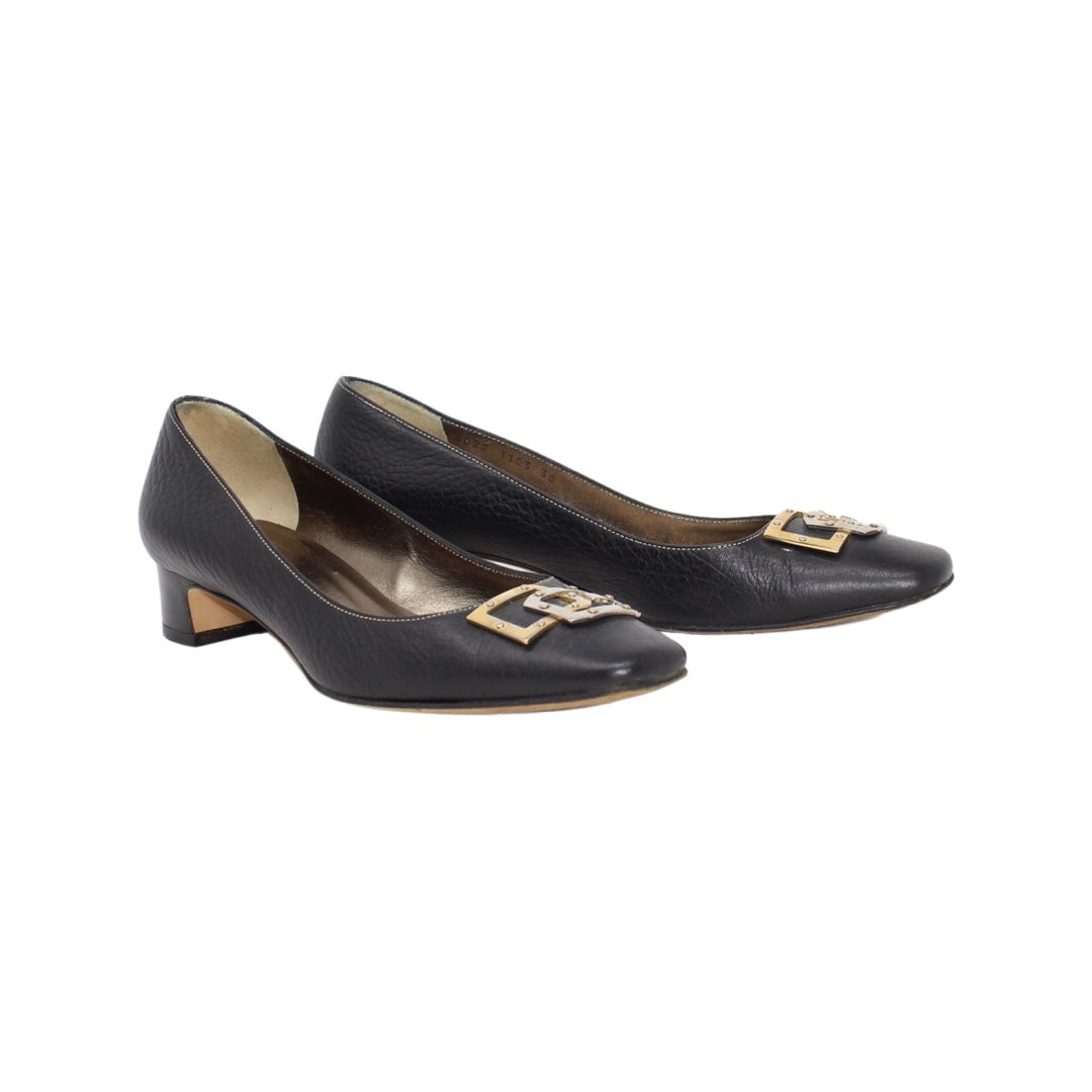 Dolce & Gabbana Leather Heels Talla 38