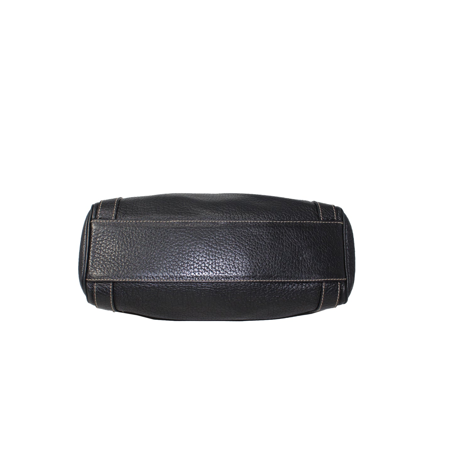Dolce & Gabbana Metallic Leather Boston Bag With Dustbag