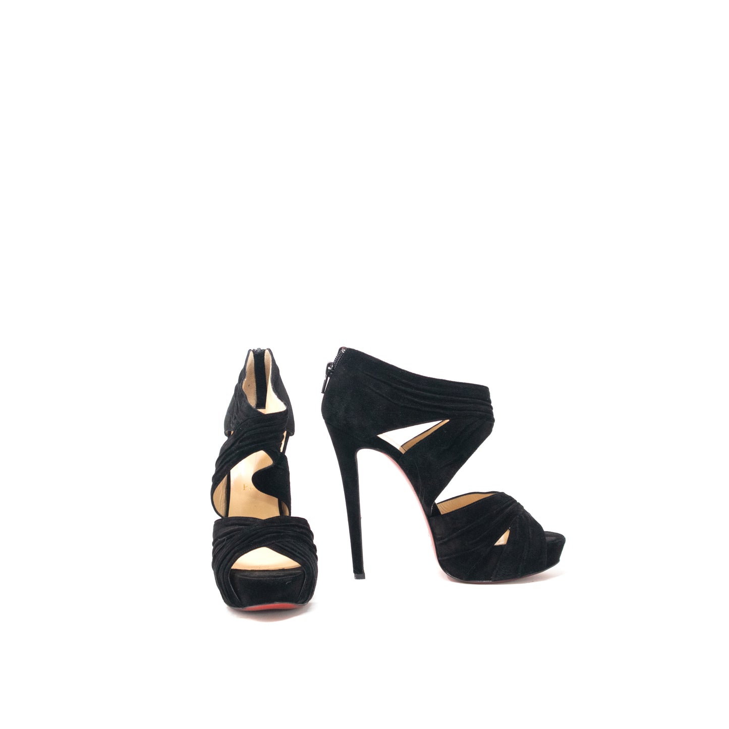 Christian Louboutin Suede Bandra Sandals - T. 38