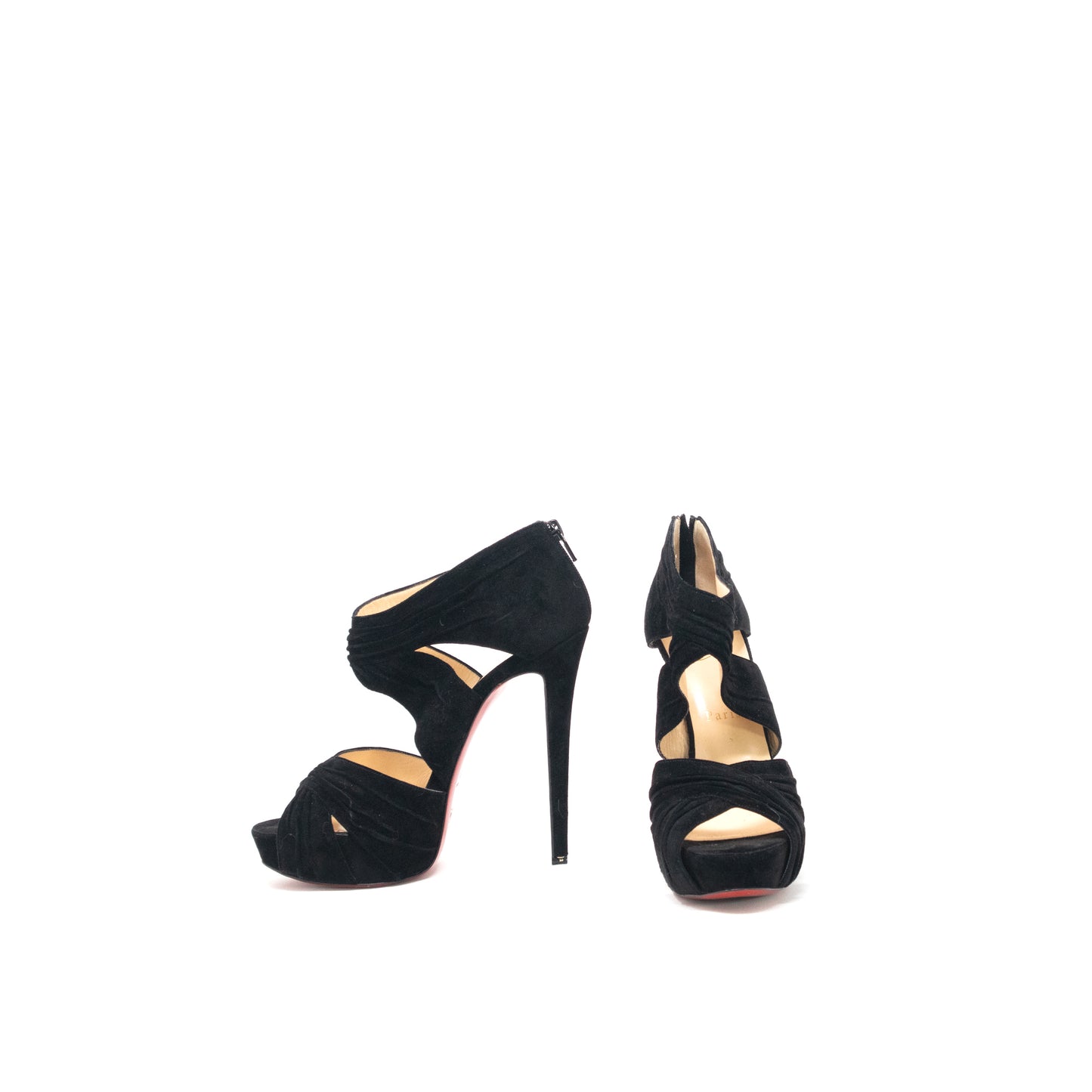 Christian Louboutin Suede Bandra Sandals - T. 38