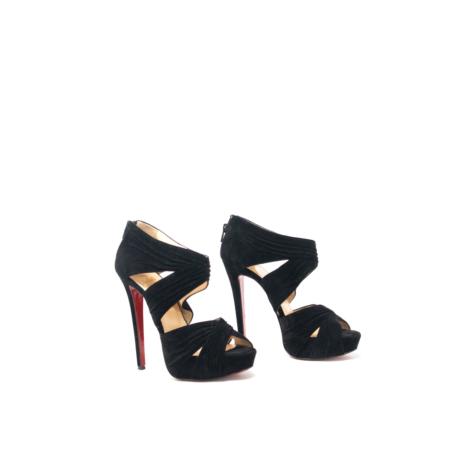 Christian Louboutin Suede Bandra Sandals - T. 38