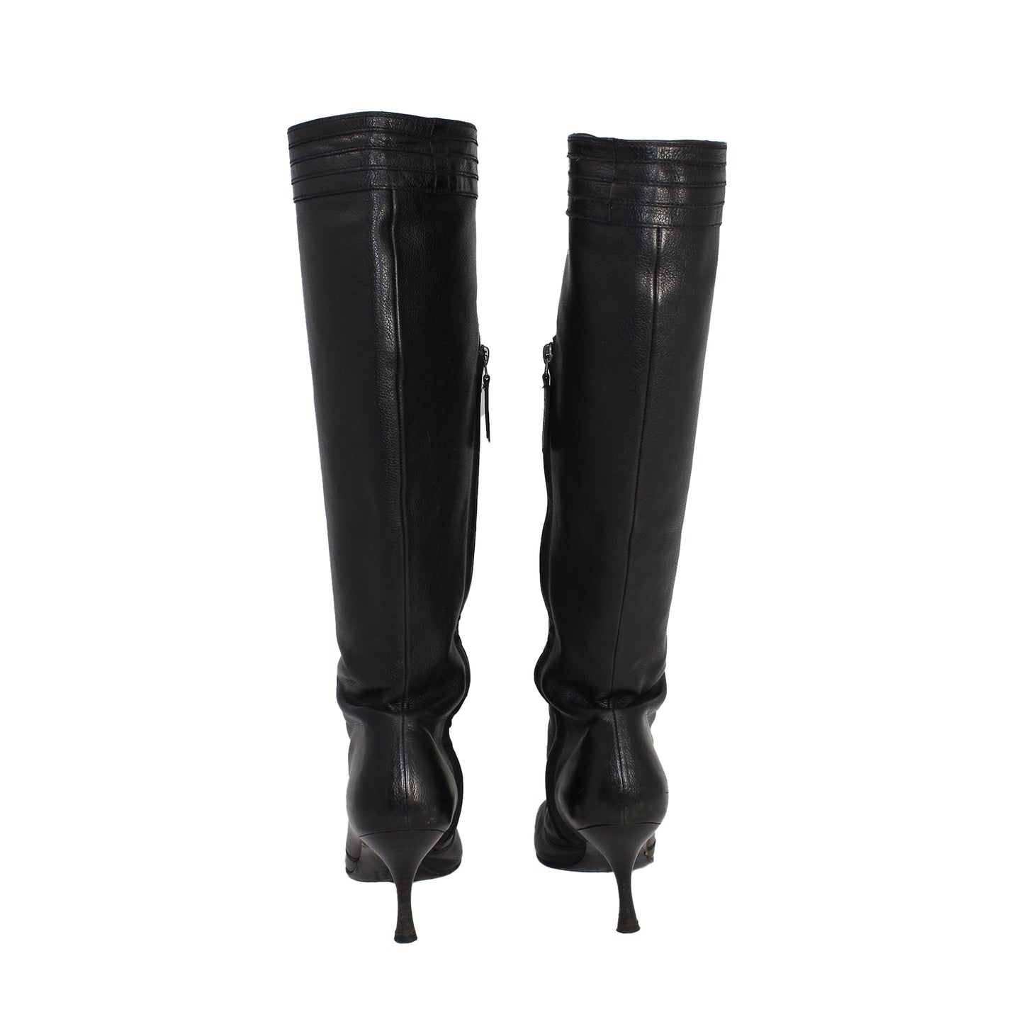 Black Salvatore Ferragamo Boots Talla 8
