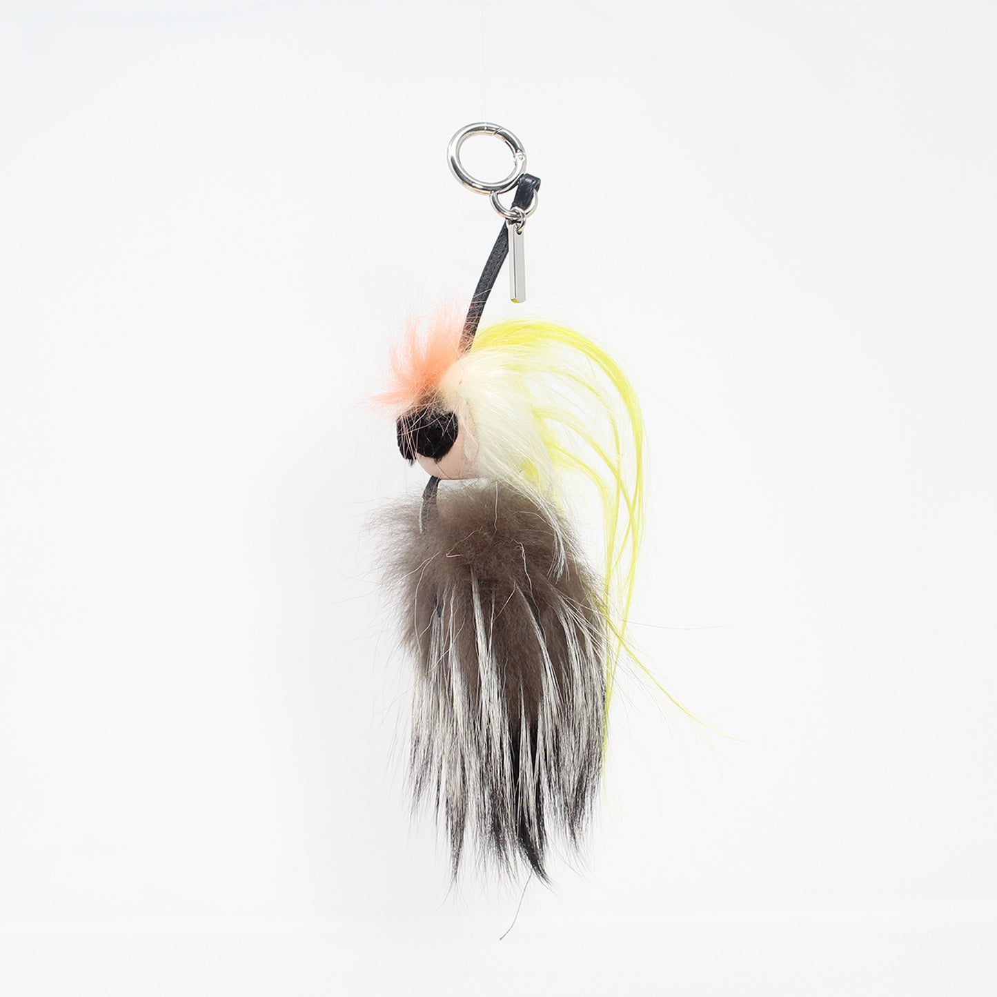 Fendi mini Karl lagerfeld fur keychain