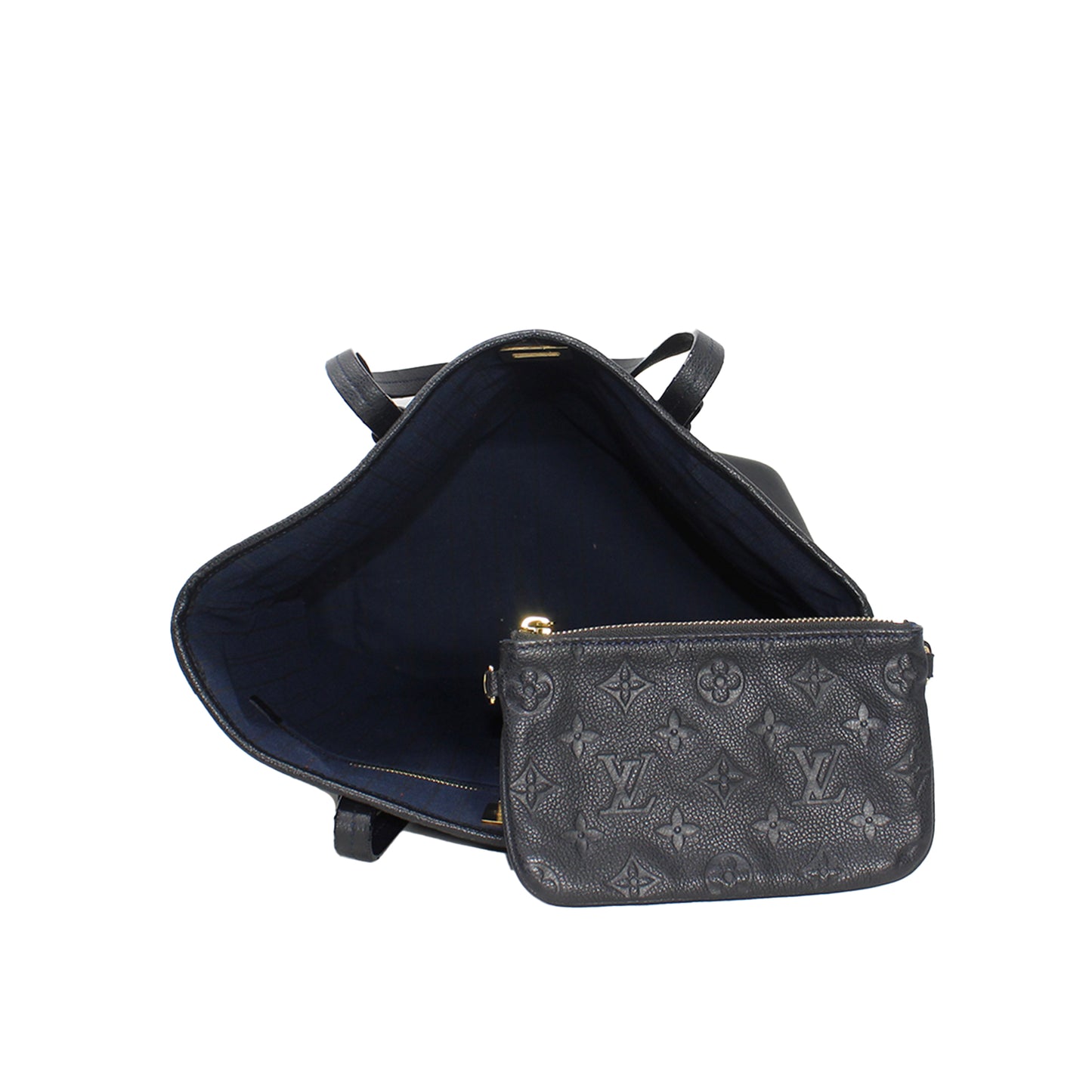 Louis Vuitton Monogram Empreinte Citadine PM with long strap and interior zip pouch
