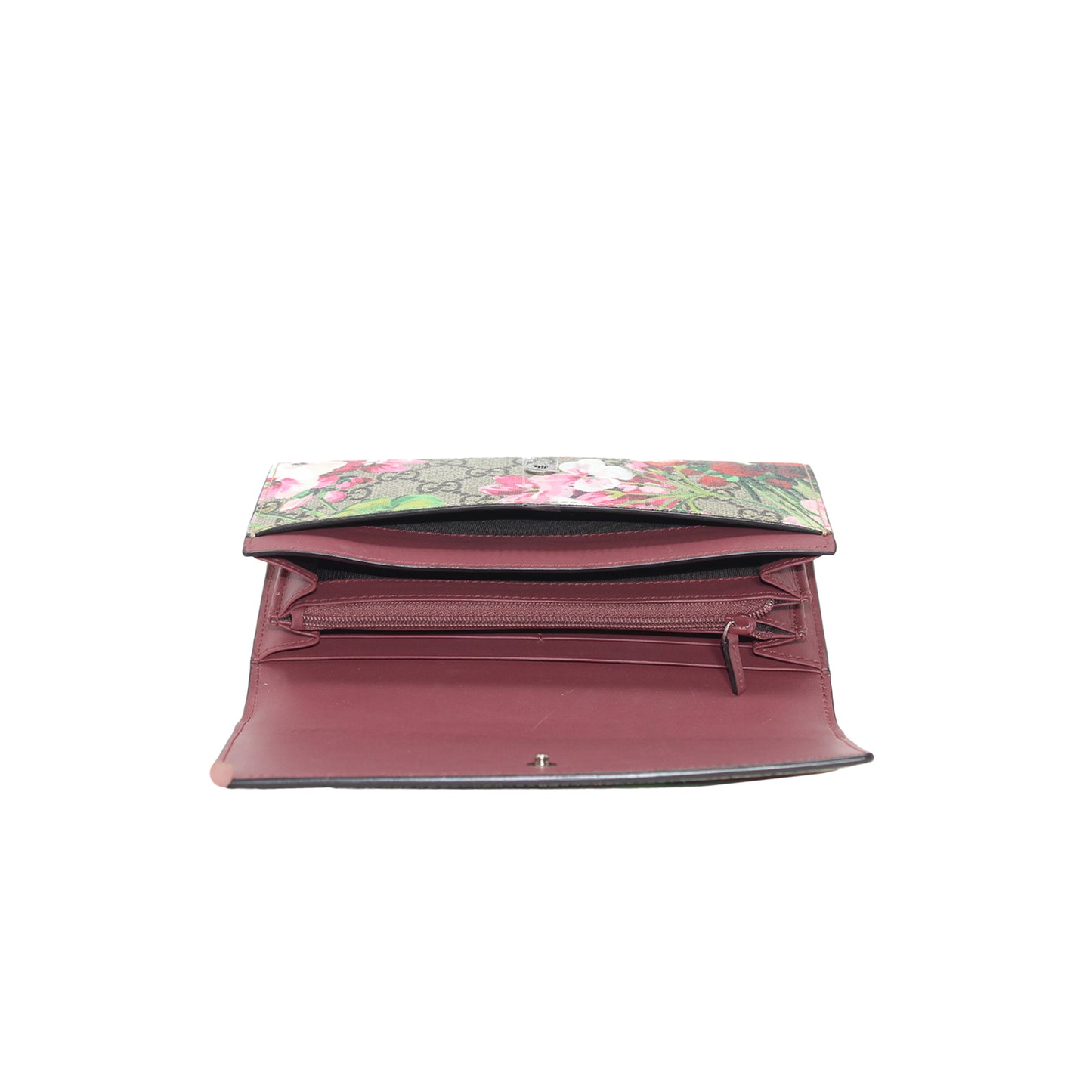 Gucci GG Blooms flap wallet with box and dustbag