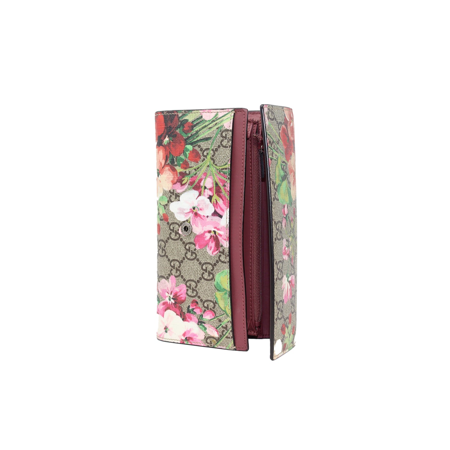 Gucci GG Blooms flap wallet with box and dustbag