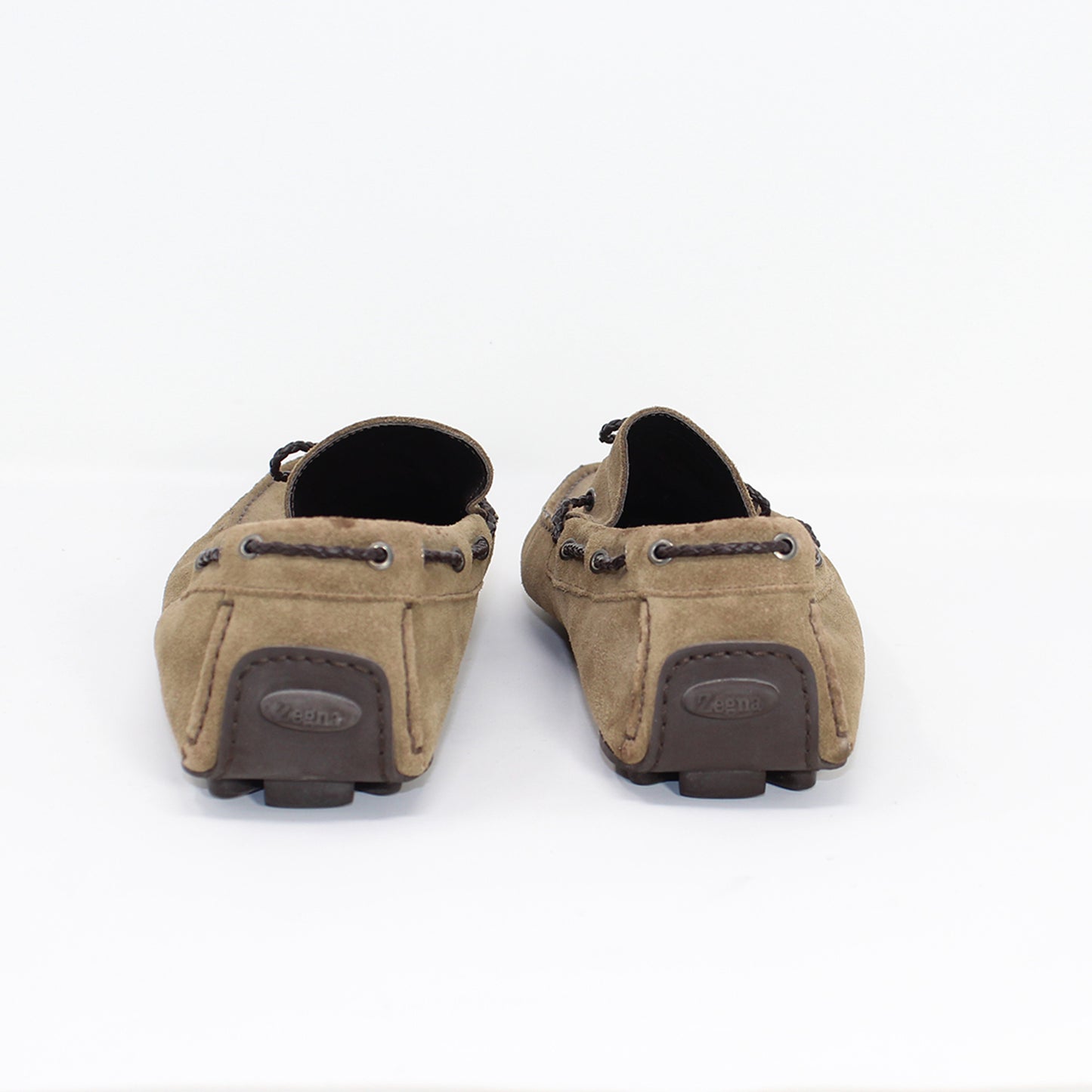 Ermenegildo Zegna Suede Loafers Talla 9.5