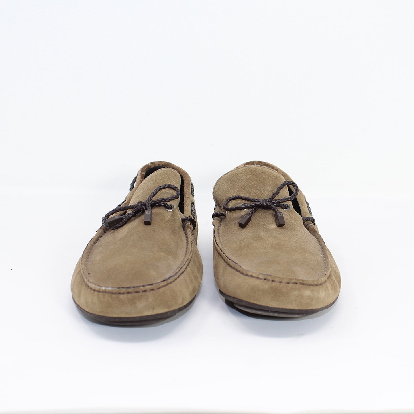 Ermenegildo Zegna Suede Loafers Talla 9.5
