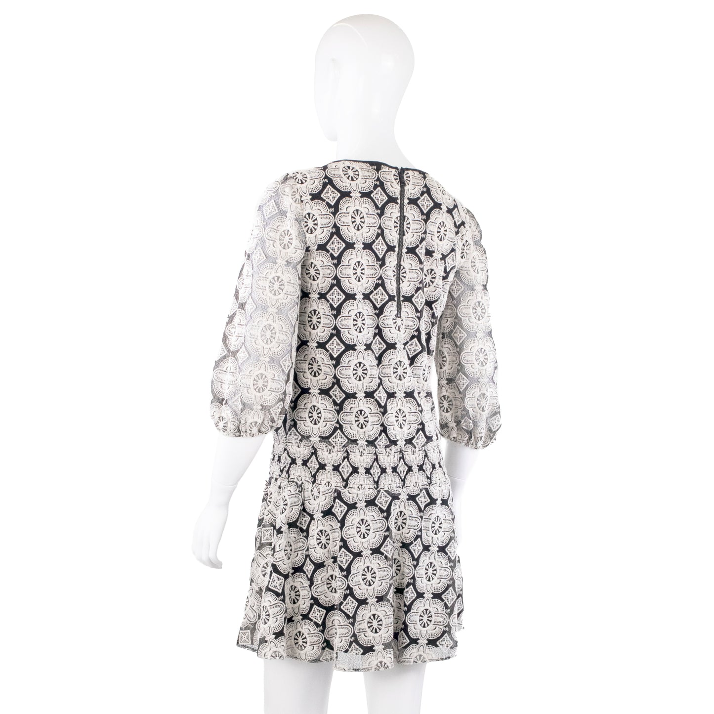 Alice + Olivia Crochet Mini Dress