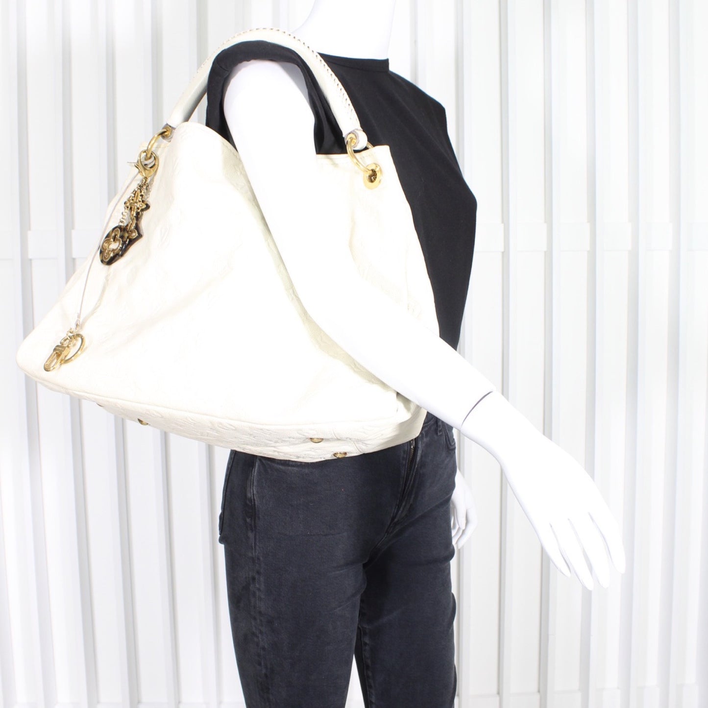Louis Vuitton Artsy Mn Monogram Empreinte Leather Hobo Bag