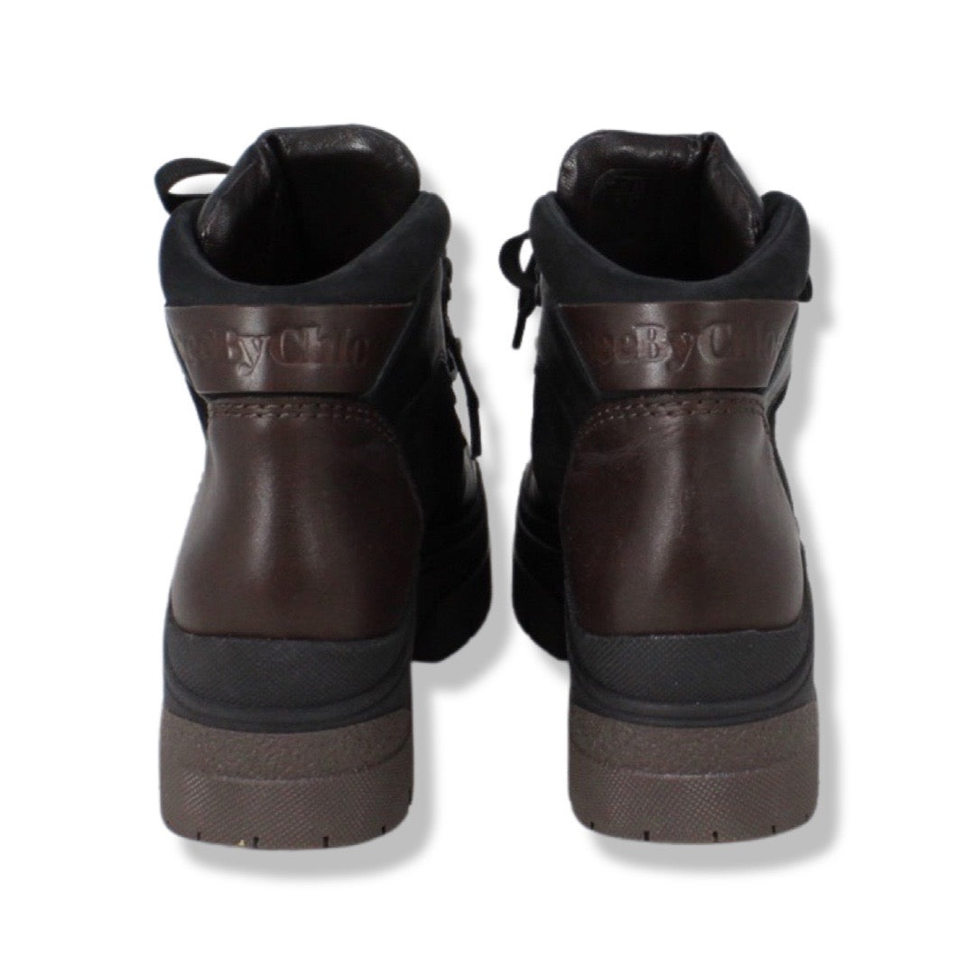 See by Chloe Aure Leather/suede hiking boots Talla 38