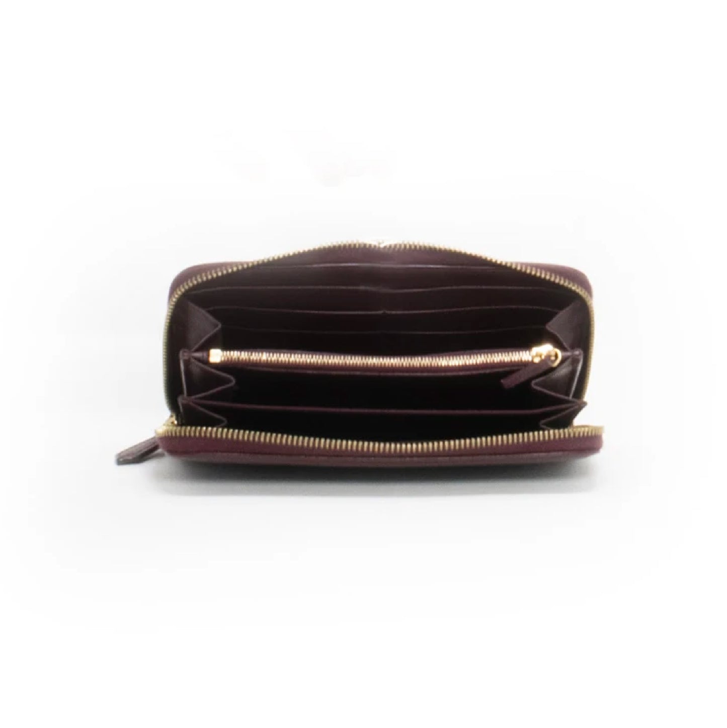Fendi Leather Lon Zip Wallet