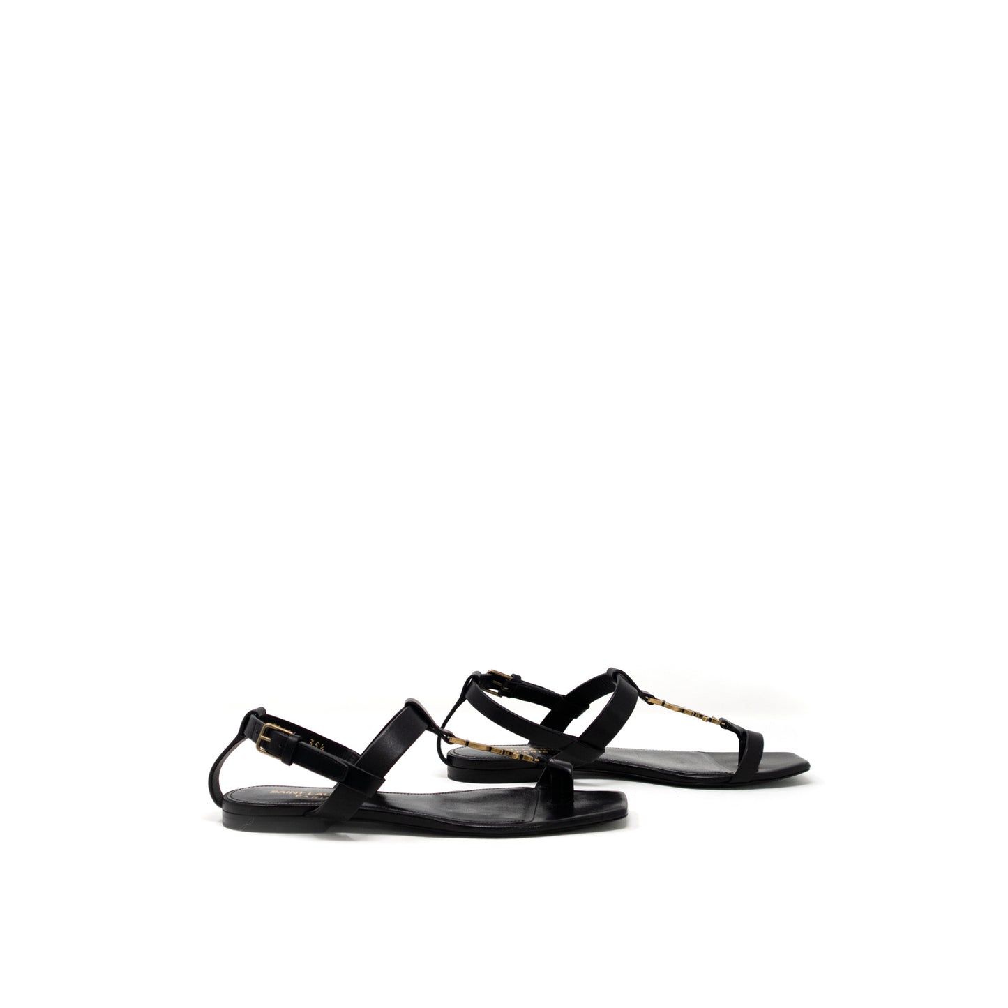Yves Saint-laurent Cassandra Flat Sandals Talla 35.5