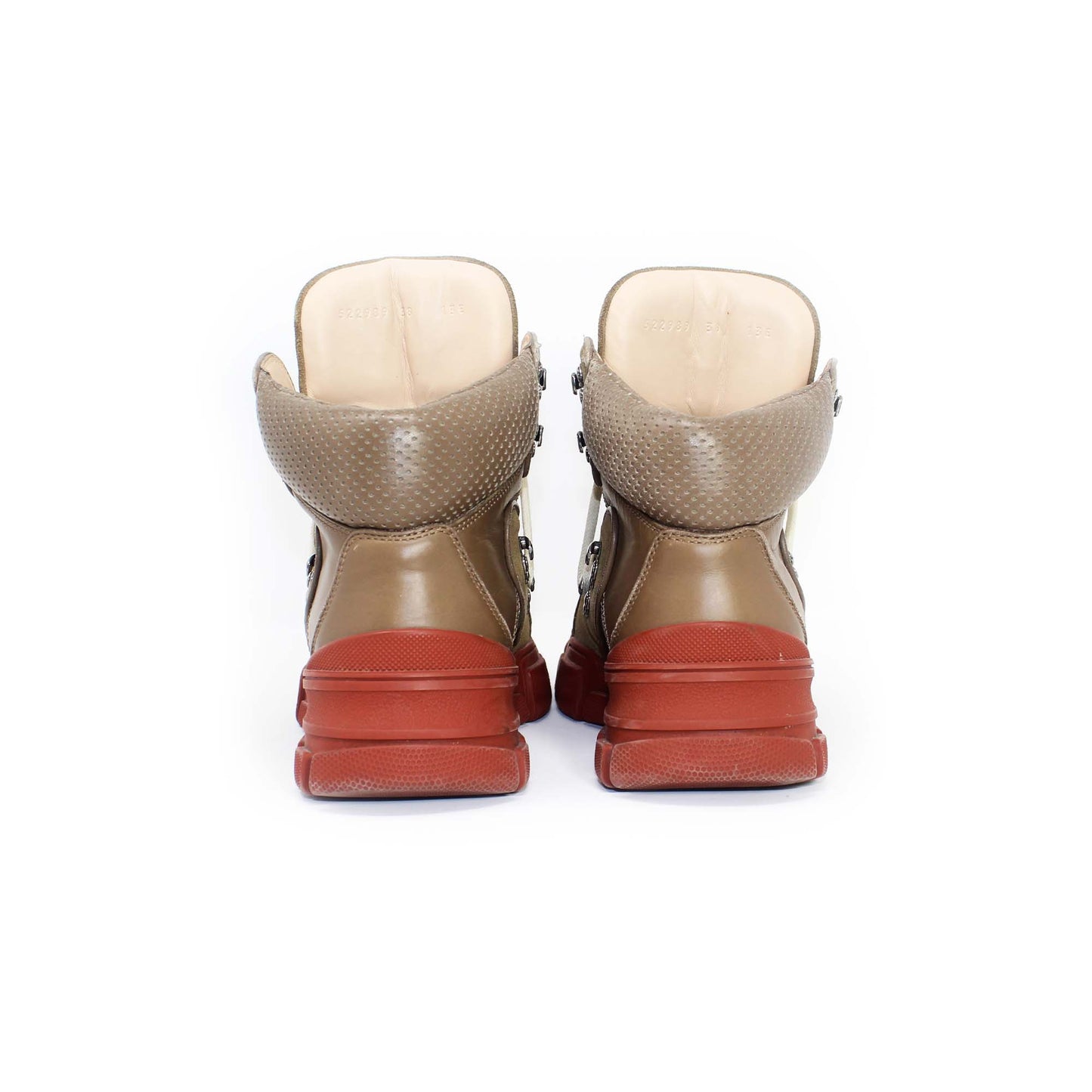 Gucci hiking Lace up Boots with dustbag Talla 38