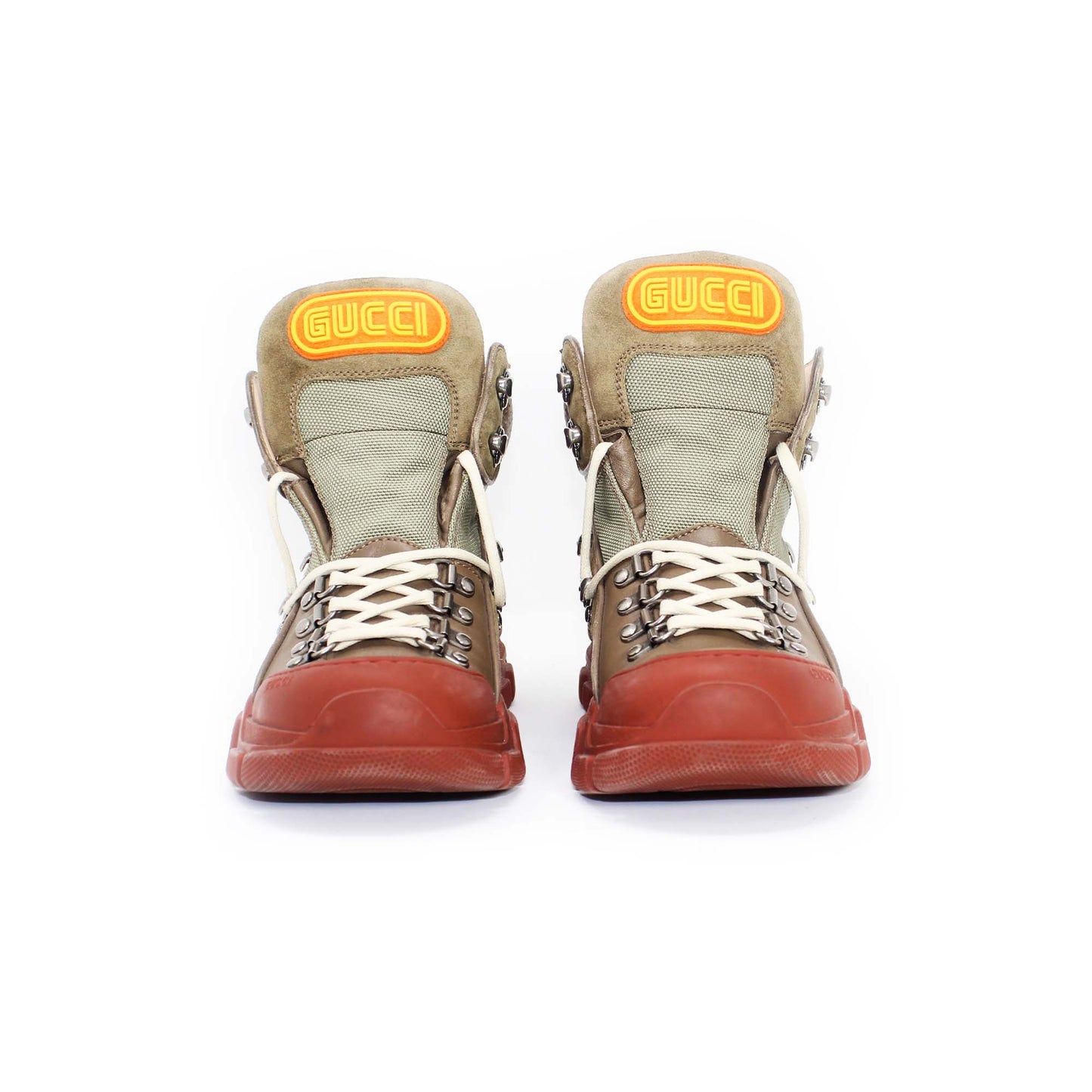 Gucci hiking Lace up Boots with dustbag Talla 38