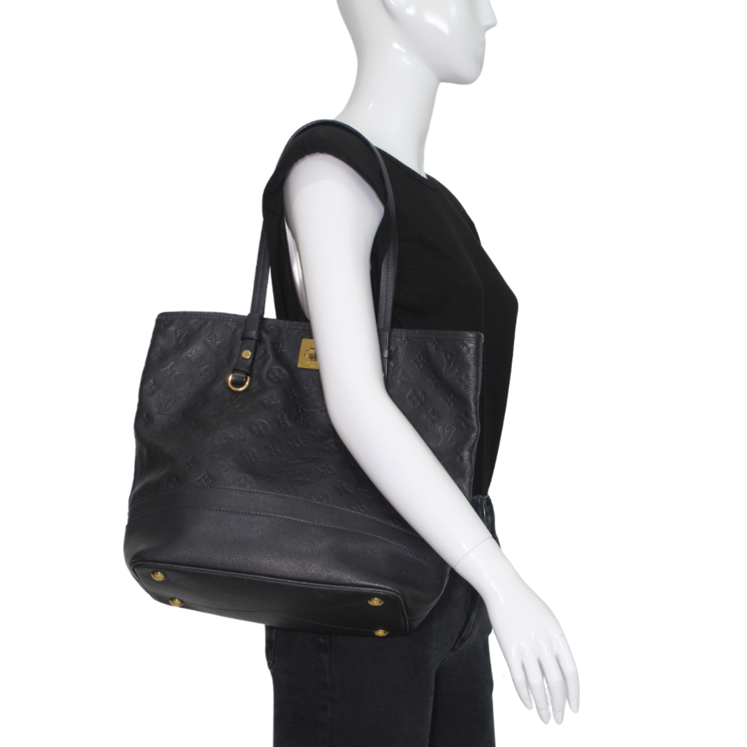 Louis Vuitton Monogram Empreinte Citadine PM with long strap and interior zip pouch