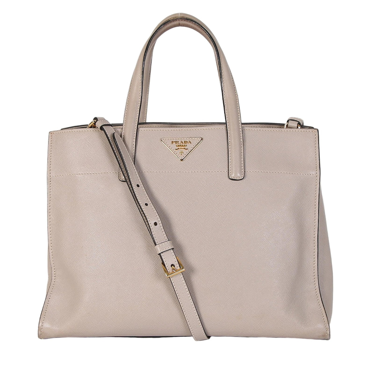 Padra Saffiano Soft Pocket Tote