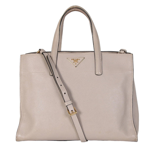 Padra Saffiano Soft Pocket Tote