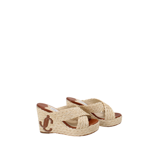 JimmY Choo Dovina Rafia 37.5