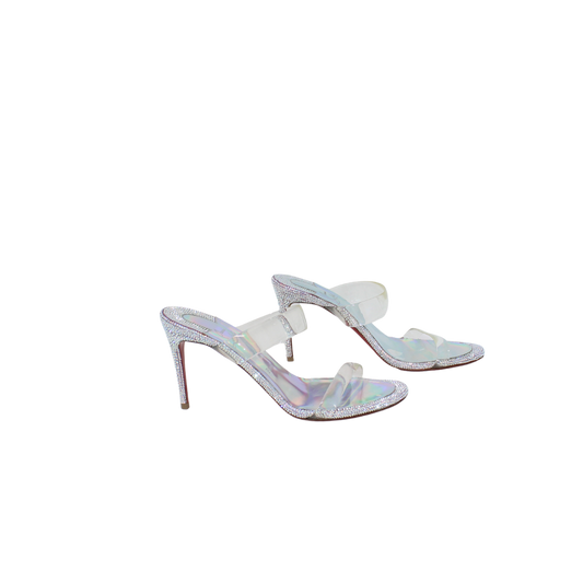 Christian Louboutin Silver/Transparent 40