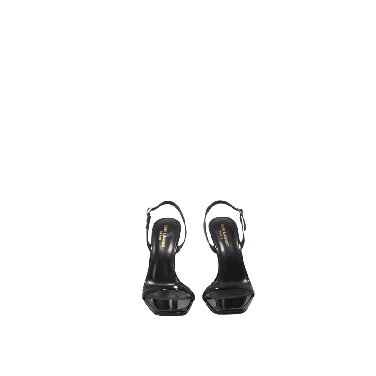 Saint Laurent Patent Leather Sandals 40