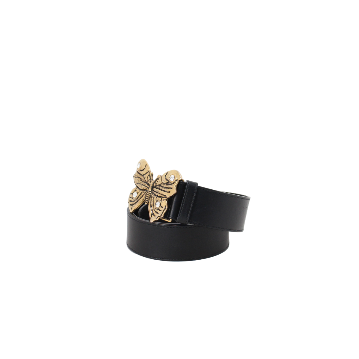 Gucci Butterfly Embellished Belt