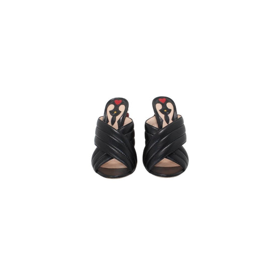 Gucci Snake and stud sandals 39
