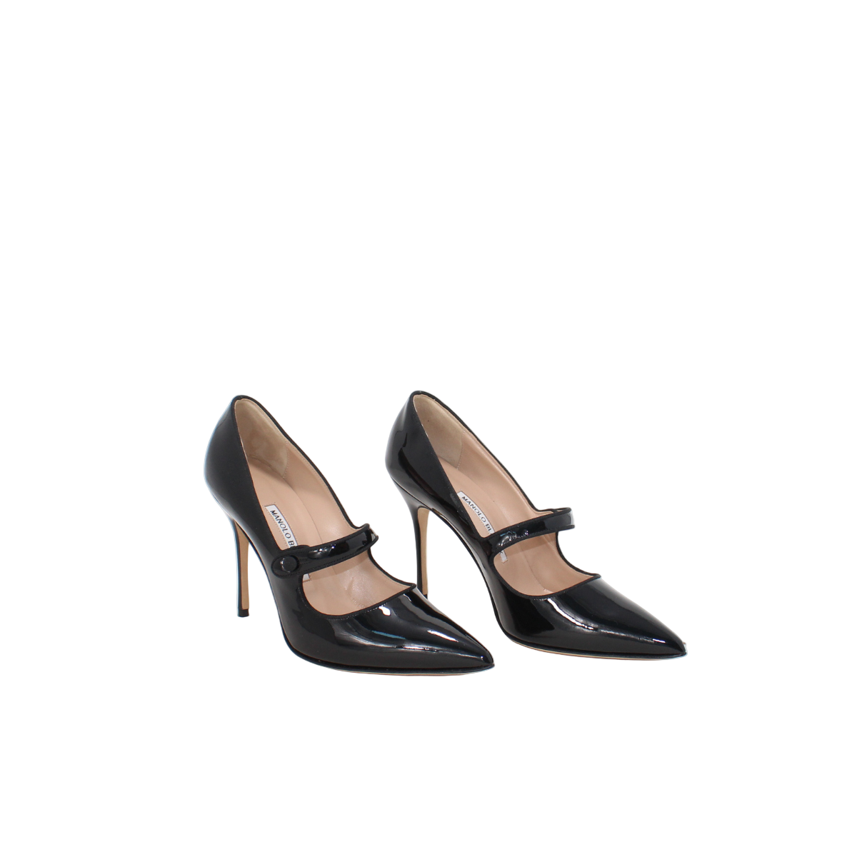 Manolo Blahnik black Shoes   39.5