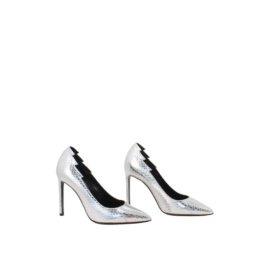 Saint Laurent Raw-Edge trim pumps 37