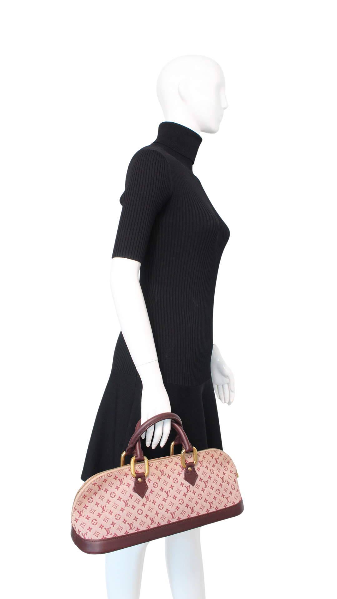 Louis Vuitton Monogram Mini Lin Alma Long