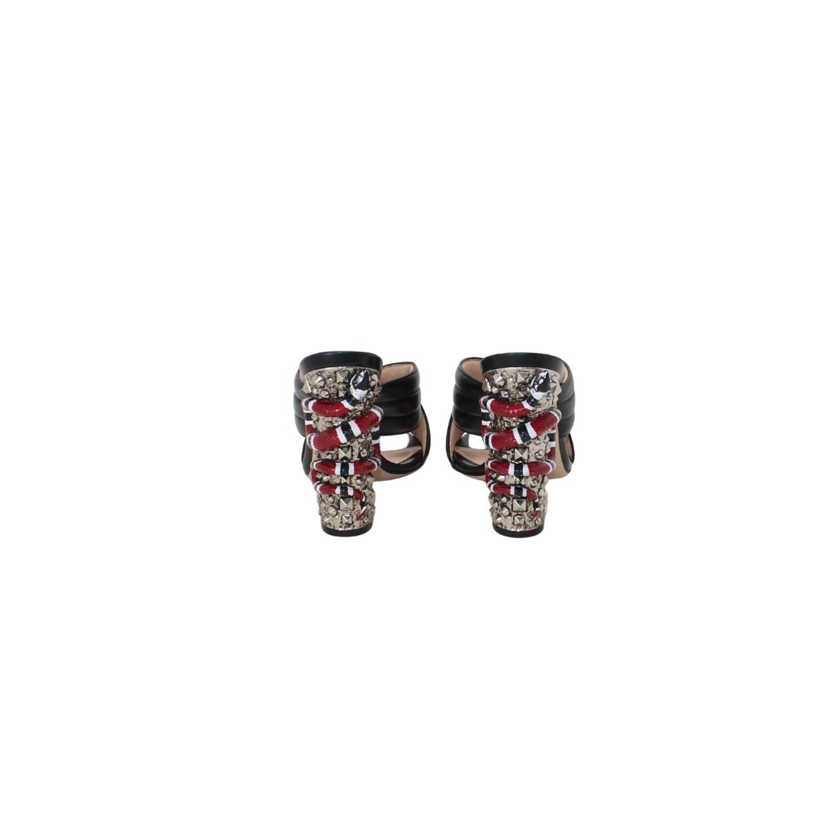 Gucci Snake and stud sandals 39