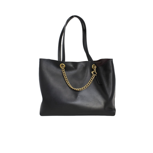 Coach Signature Chain Tote with dustbag