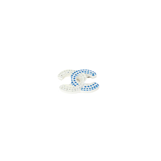 Chanel CC Rinestone Brooch