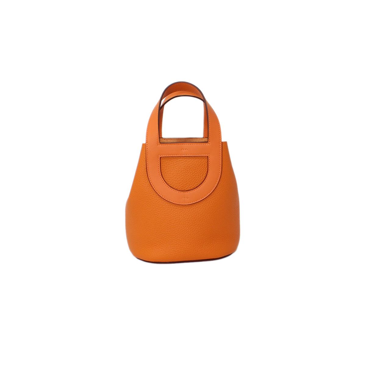 Hermes in the loop naranja handbag