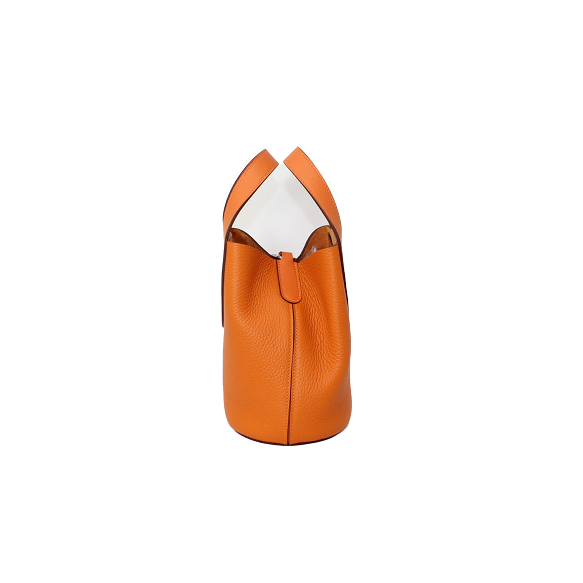 Hermes in the loop naranja handbag