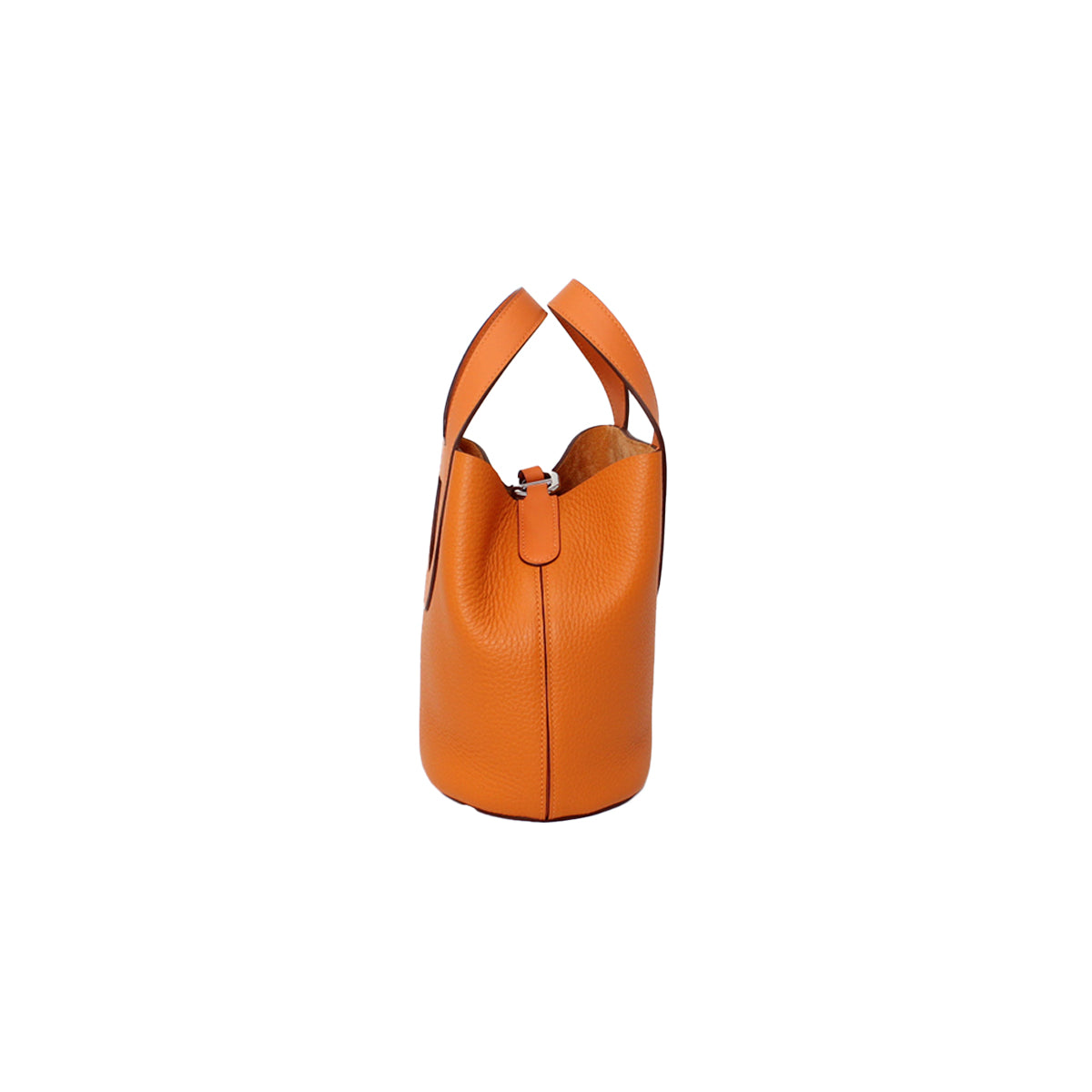 Hermes in the loop naranja handbag