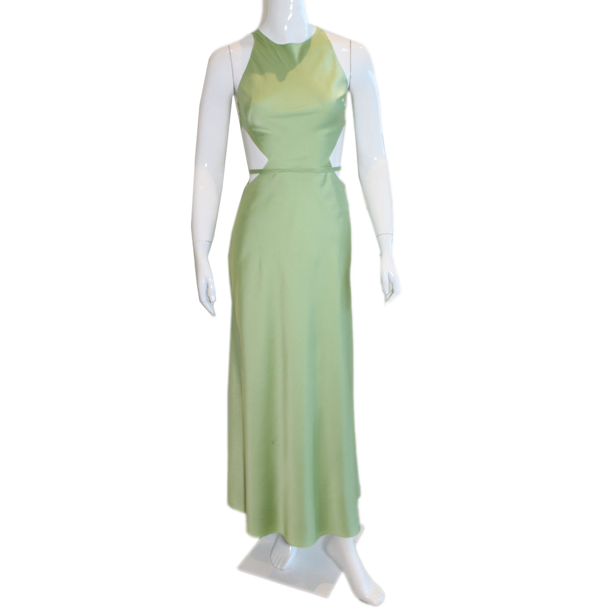 Alexis long green dress