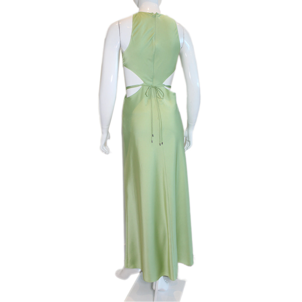 Alexis long green dress