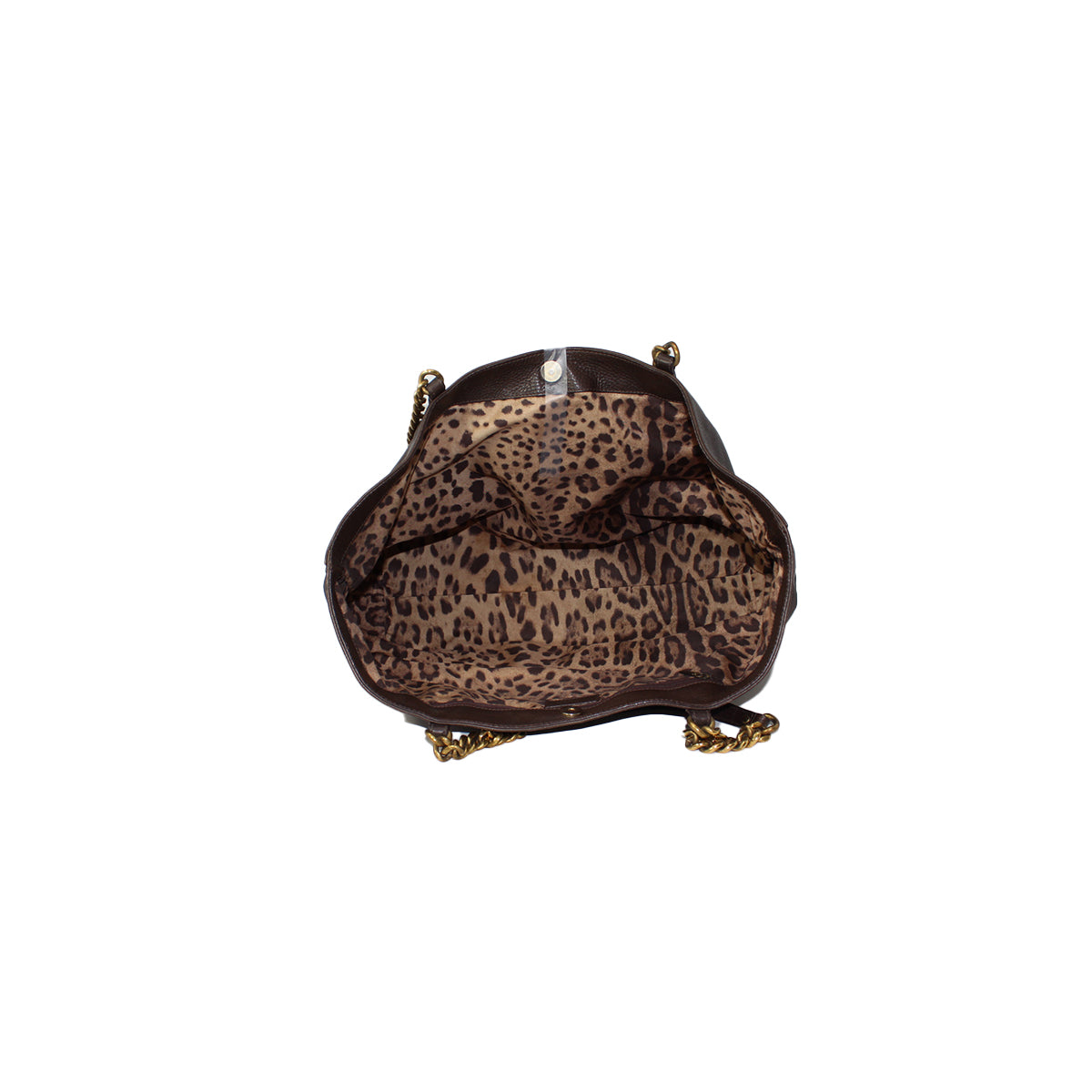 Dolce and Gabbana Brown leather tote