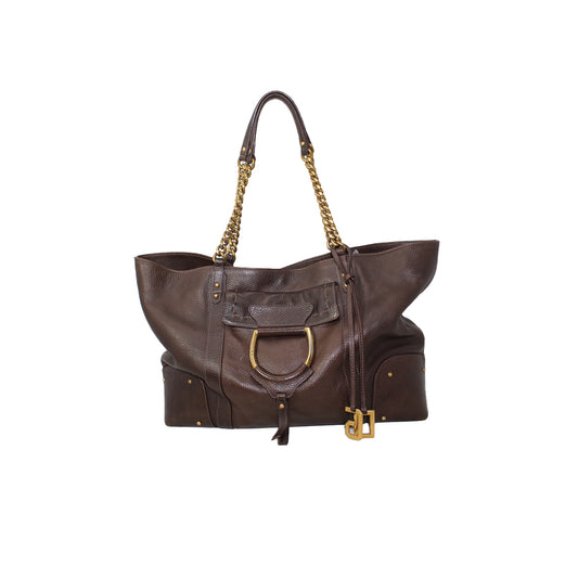 Dolce and Gabbana Brown leather tote