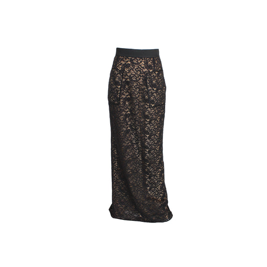 Lace Black Skirt