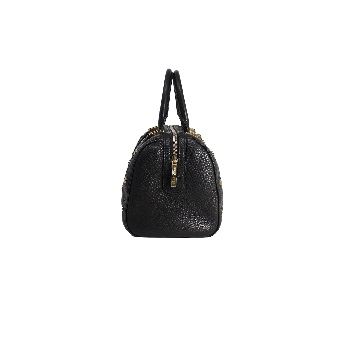 Chopard Black Studded Handle Bag With Dustbag