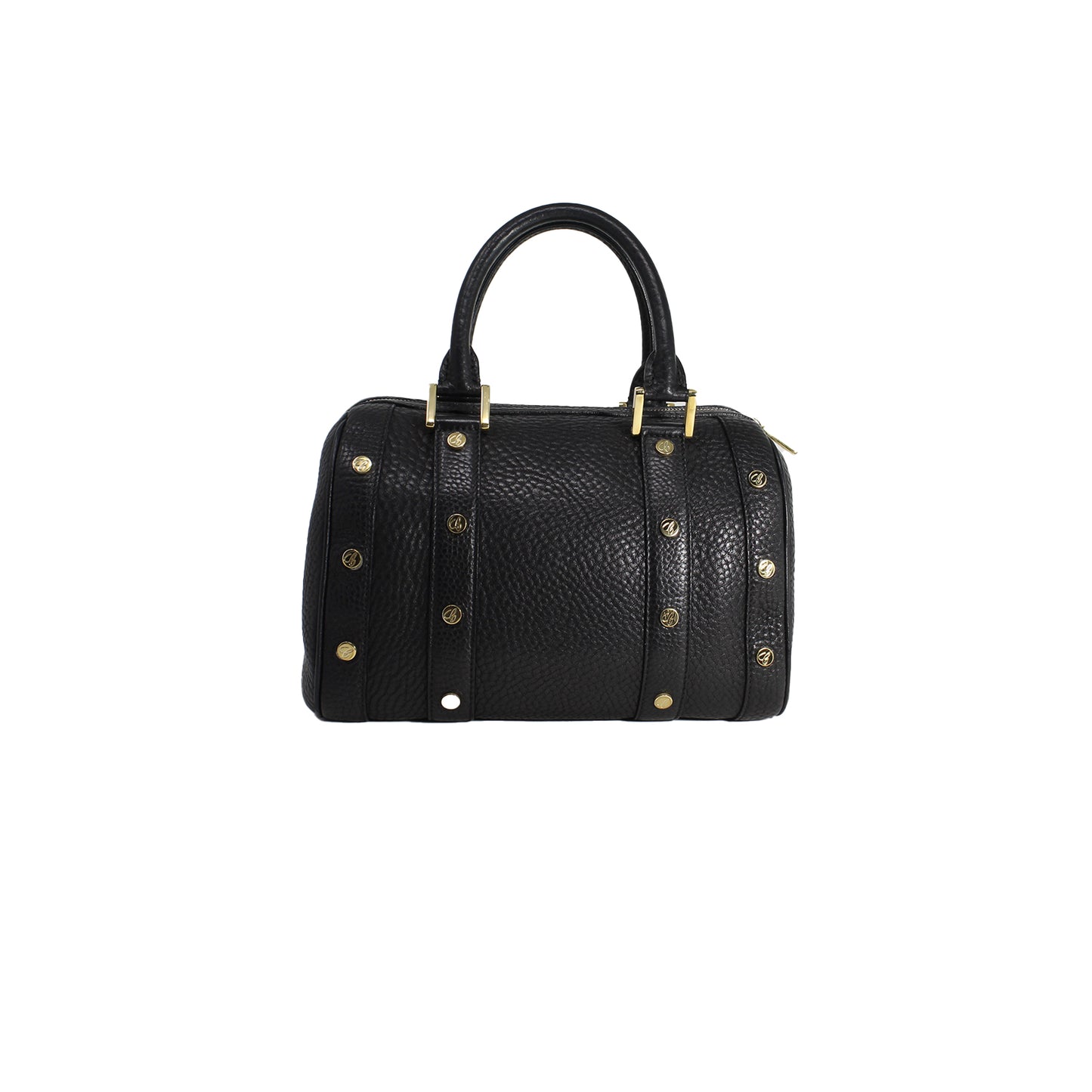 Chopard Black Studded Handle Bag With Dustbag