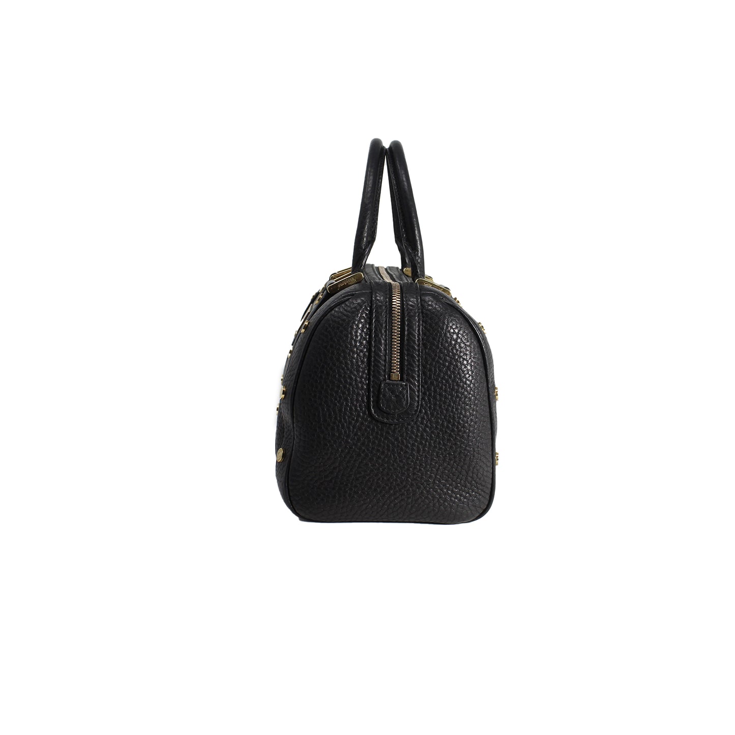 Chopard Black Studded Handle Bag With Dustbag